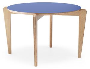 Sosone Jedálenský stôl Krab Ø1100 Barva: Preglejka - Modré Forbo