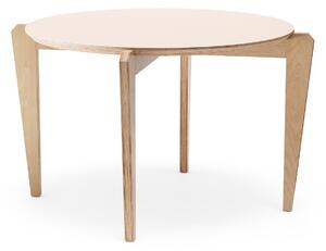 Sosone Jedálenský stôl Krab Ø1100 Barva: Preglejka - Púdrové Forbo