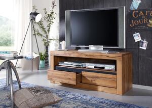 VEVEY TV stolík 115x49 cm, prírodná, dub