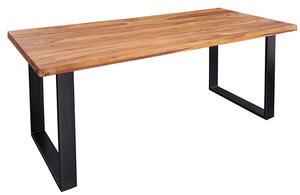 Jedálenský stôl Iron Craft II 180 cm sheesham hnedý 45 mm »