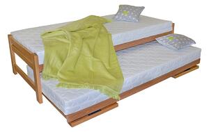 Drevená posteľ Duelo