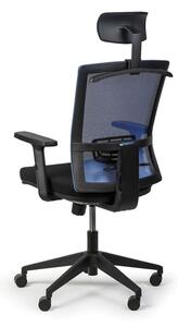 Kancelárska stolička FELIX 1+1 ZADARMO, modrá