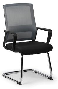 Konferenčná stolička LOW 1+1 ZADARMO, sivá