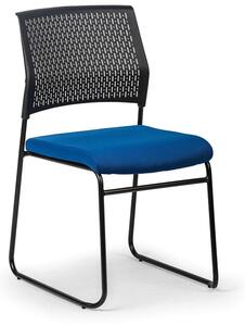 Konferenčná stolička MYSTIC 1+1 ZADARMO, modrá
