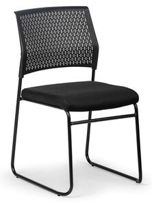 Konferenčná stolička MYSTIC 1+1 ZADARMO, čierna