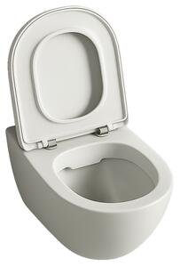 Wc misa bez okraja voľne stojaca duroplastová keramická splachovacia 49 cm