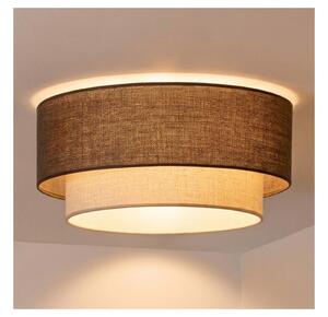 Brilagi - LED stropné svietidlo BOHO ECO 1xE27/10W/230V pr. 40 cm hnedá/krémová
