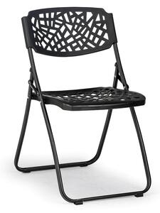 Skladacia stolička METRIC, čierna