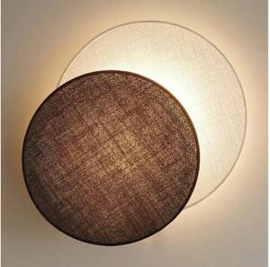 Brilagi - Nástenné svietidlo CIRCLES 1xE27/60W/230V pr. 45 cm krémová/hnedá