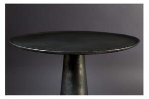 Kovový odkladací stolík v striebornej farbe Dutchbone Brute, ⌀ 63 cm
