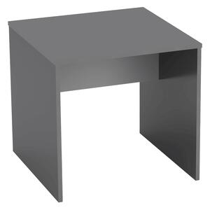 KONDELA Písací stôl, grafit/biela, RIOMA TYP 17