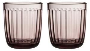 Iittala Poháre Raami 0,26l, 2ks, ružové calluna