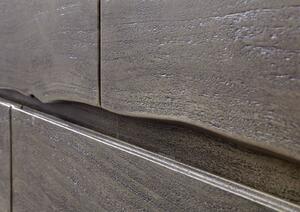 WOODLAND Komoda 191x96 cm, sivá, akácia