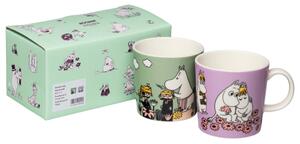 Set hrnčekov Moomin Sweetheart & Loving ​​care 0,3l