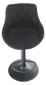 TEMPO Barová stolička, čierna, TERKAN