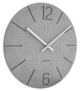 LAVVU Sivé hodiny Natur, pr. 34 cm