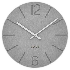 LAVVU Sivé hodiny Natur, pr. 34 cm
