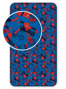 Jerry Fabrics Bavlnené napínacie prestieradlo 90x200 + 25 cm - Spider-man "06"