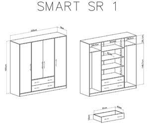 Skriňa s dvoma zásuvkami Smart SR1 - artisan