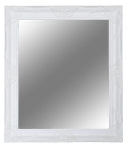 TEMPO Zrkadlo, biely drevený rám, MALKIA TYP 13