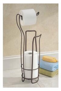 Oceľový stojan na toaletný papier v bronzovej farbe Axis – iDesign