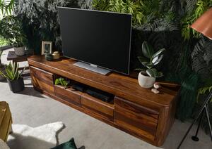 MONTREAL TV stolík 200x45 cm, hnedá, palisander