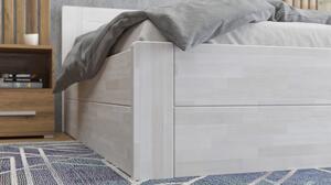 Posteľ ERIKA BOX buk biely, 180x200 cm