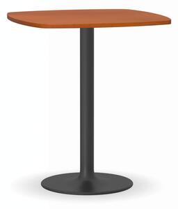 Konferenčný stolík FILIP II, 660x660 mm, čierna konštrukcia, doska čerešňa