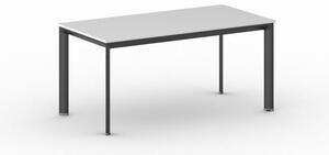 Rokovací stôl PRIMO INVITATION 1600 x 800 x 740 mm, biela