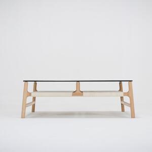 Konferenčný stolík z masívneho dubového dreva Gazzda Fawn, 90 x 90 cm