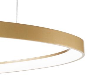 Ideal Lux - LED Stmievateľný luster na lanku GEMINI LED/48W/230V pr. 61 cm zlatá