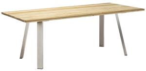 ZÁHRADNÝ STÔL, drevo, kov, 200/100/74 cm Amatio - Záhradné stoly