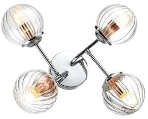 Chrómové nástenné svietidlo Best pre žiarovku 4x E14 – LED lustre a svietidlá > Kolekcie svietidiel > Kolekcia svietidiel BEST