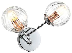 Chrómové nástenné svietidlo Best pre žiarovku 2x E14 – LED lustre a svietidlá > Kolekcie svietidiel > Kolekcia svietidiel BEST