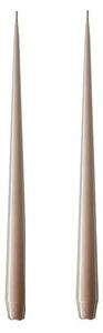 Sviečka Taper Lacquer 32 cm – 18 Nougat Note – set 2 ks