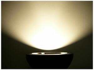 Čierne lištové svietidlo 3F + LED žiarovka 11W Farba svetla Studená biela