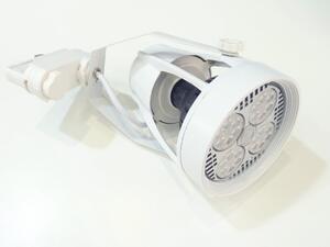 Biele lištové svietidlo 3F + LED žiarovka 11W Farba svetla Denná biela