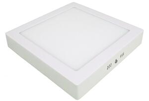 Biely prisadený LED panel hranatý 220 x 220mm 18W Farba svetla Teplá biela