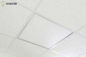 Strieborný podhľadový LED panel 600 x 600mm 45W Farba svetla Denná biela