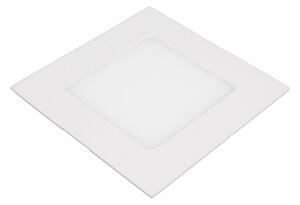 Biely vstavaný LED panel hranatý 120 x 120mm 6W stmievateľný Farba svetla Teplá biela
