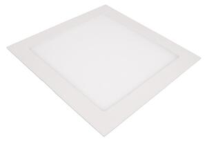 Biely vstavaný LED panel hranatý 225x225mm 18W Premium Farba svetla Teplá biela