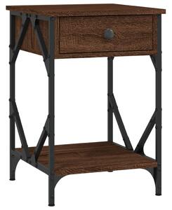 Nočný stolík hnedý dub 40x42x60 cm kompozitné drevo