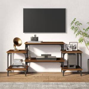TV skrinka hnedý dub 117x35x52 cm spracované drevo