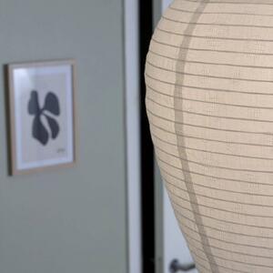 PR Home závesné svietidlo Verona, bílé, Ø 35 cm, látka, E27-LED, Biela / opálová, Obývacia izba / jedáleň, Textil / látka / hodváb, Závesné svietidlo