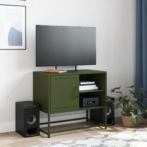 TV skrinka horčicovožltá 100,5x39x60,5 cm oceľ