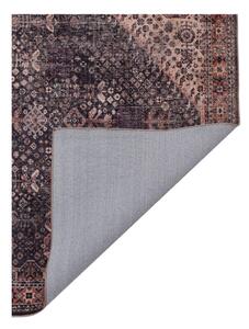 Hnedý koberec Floorita Bjdiar Graphite, 80 × 150 cm