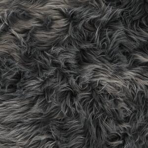 KONDELA Kožušinová deka, sivá, 150x180, EBONA TYP 5
