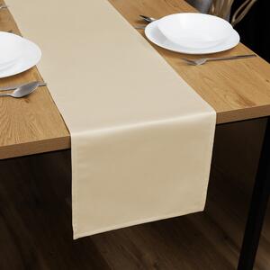 Biante Saténový behúň na stôl polyesterový Satén LUX-054 Latte 20x120 cm