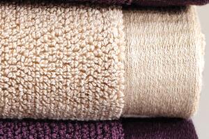 Soft Cotton Uterák LORD 50x100 cm. Froté vaflové uteráky LORD 50x100 cm s vysokou gramážou a antibakteriálnou ochranou sú vyrobené z egejskej 100% česanej bavlny. Tmavo fialová