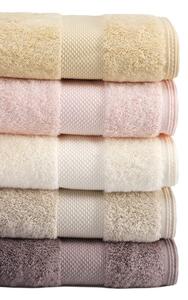 Soft Cotton Luxusné uterák DELUXE 50x100cm. Najlepšie uteráky, ktoré spĺňajú požiadavky na savosť, hebkosť a ľahkú údržbu. Svetlo béžová